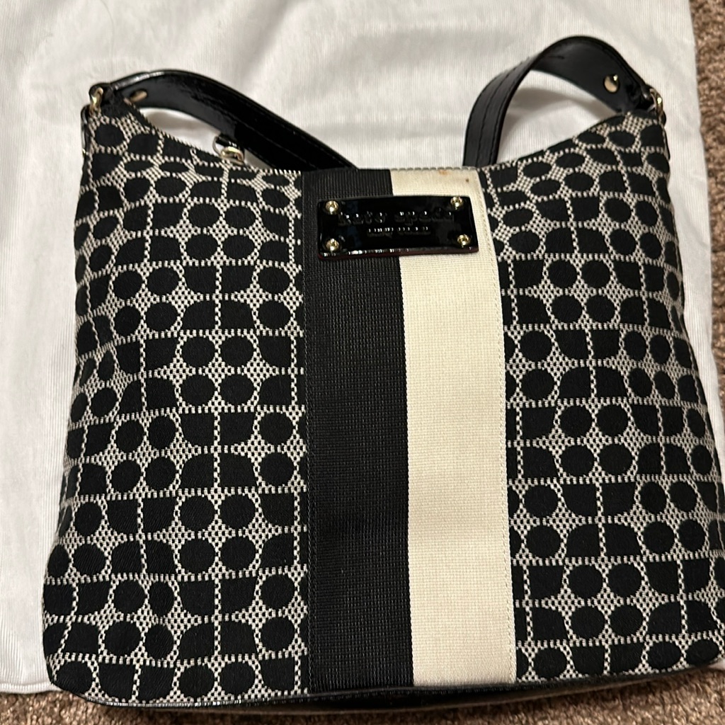 Original Kate Spade Noelle Black And White Vintage